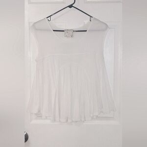 Free people white top size extra small like new